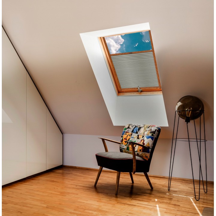 Plisa dachowa Basic Premium Przyciemniająca Popielata 102