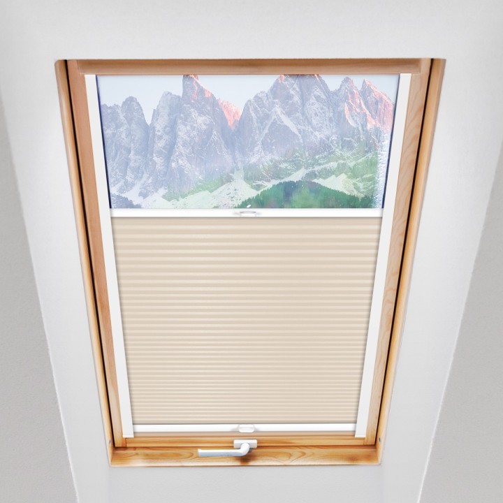 Plisa dachowa Basic Premium Przyciemniająca Kremowa 105