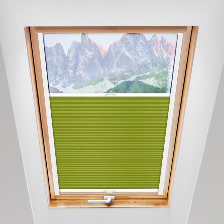 Plisa dachowa Basic Premium Przyciemniająca Zielona Intensywny 121