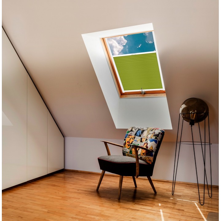 Plisa dachowa Basic Premium Przyciemniająca Zielona Intensywny 121