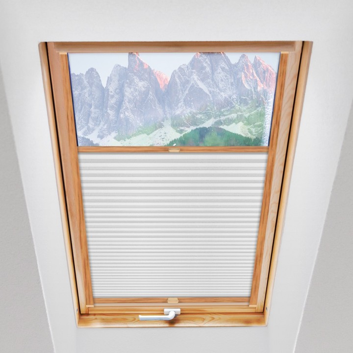 Plisa dachowa Basic Premium Przyciemniająca Jasna Szara 111