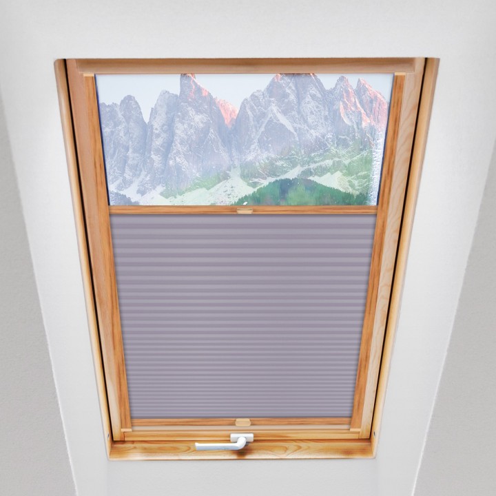 Plisa dachowa Basic Premium Przyciemniająca Lawendowa 118