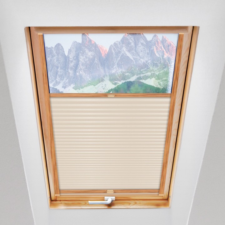 Plisa dachowa Basic Premium Przyciemniająca Kremowa 105