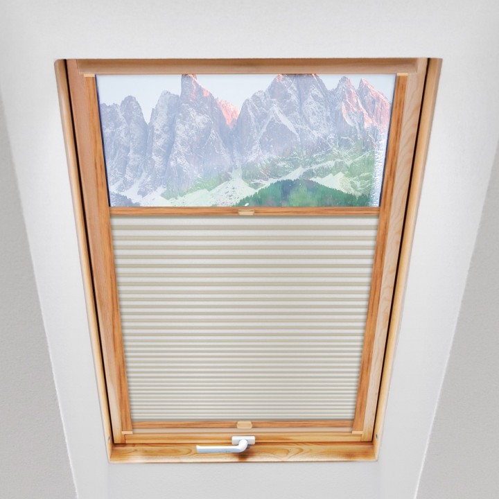 Plisa dachowa Basic Premium Przyciemniająca Jasna Szara 111