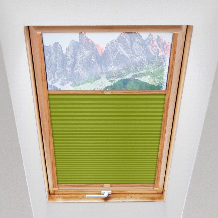 Plisa dachowa Basic Premium Przyciemniająca Zielona Intensywny 121