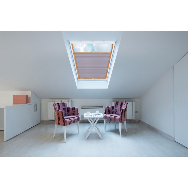 Plisa dachowa Basic Premium Przyciemniająca Lawendowa 118