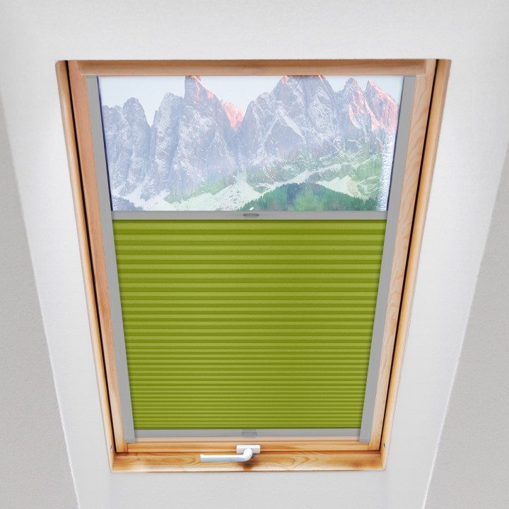 Plisa dachowa Basic Premium Przyciemniająca Zielona Intensywny 121