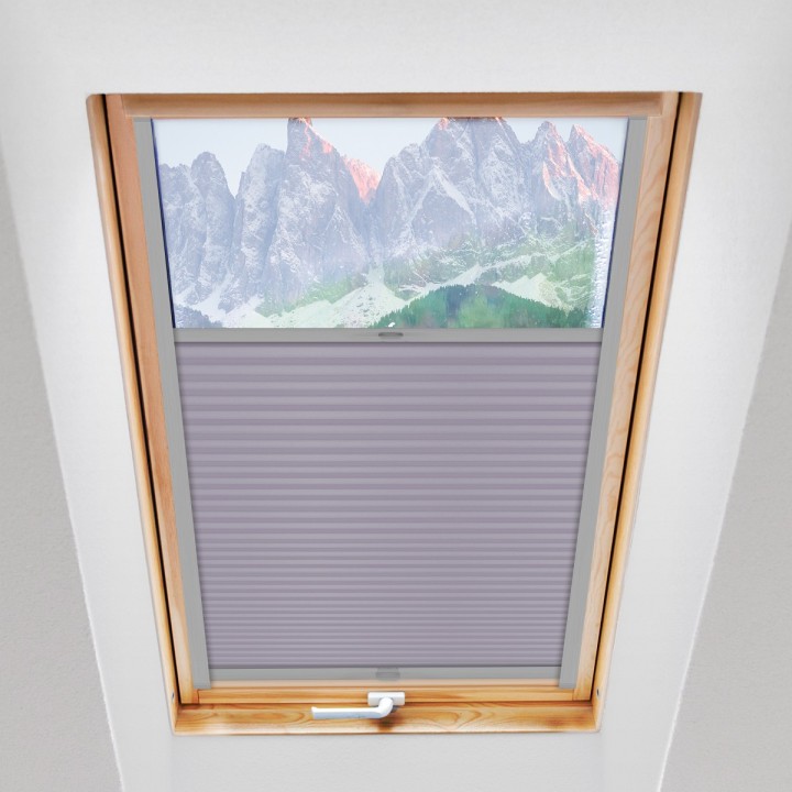 Plisa dachowa Basic Premium Przyciemniająca Lawendowa 118