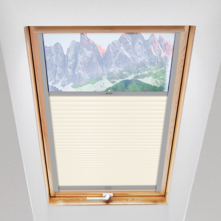 Plisa dachowa Basic Premium Przyciemniająca Kremowa 105