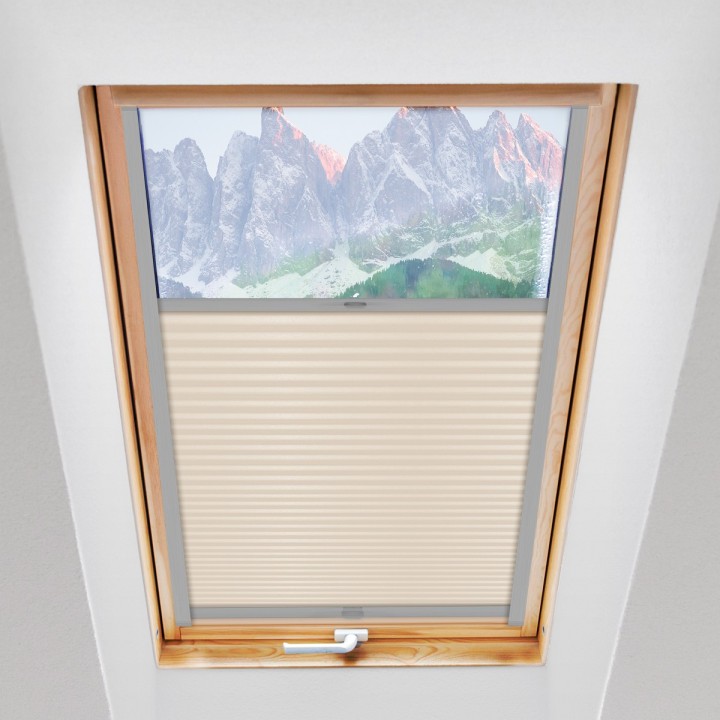 Plisa dachowa Basic Premium Przyciemniająca Kremowa 105