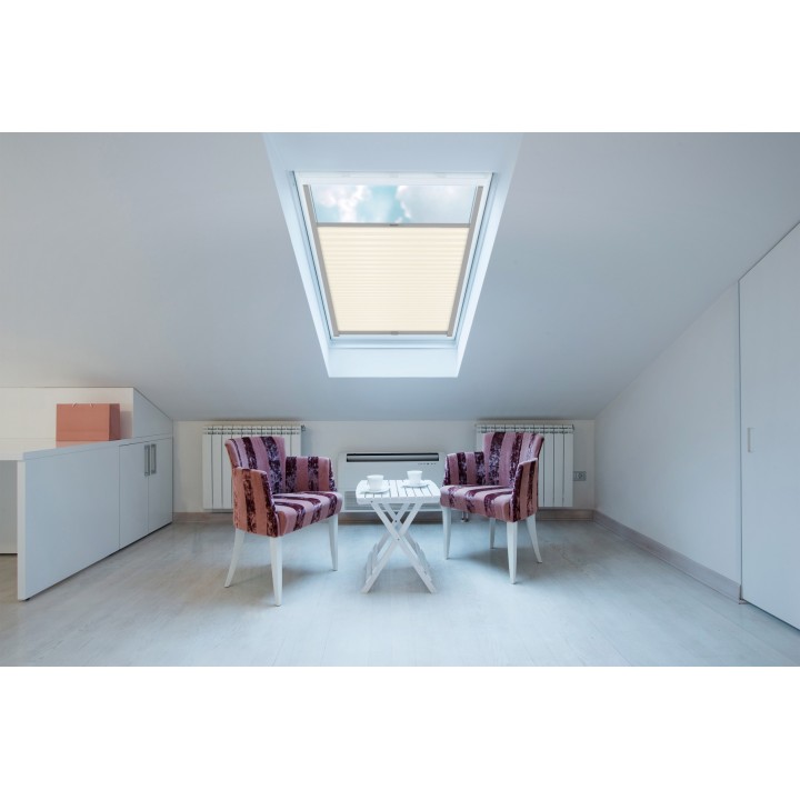 Plisa dachowa Basic Premium Przyciemniająca Jasna Szara 111