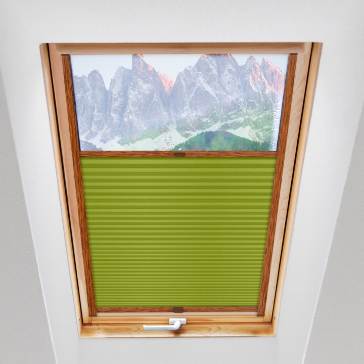 Plisa dachowa Basic Premium Przyciemniająca Zielona Intensywny 121