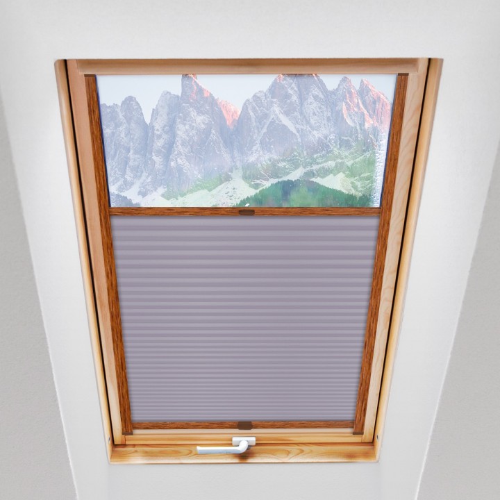 Plisa dachowa Basic Premium Przyciemniająca Lawendowa 118