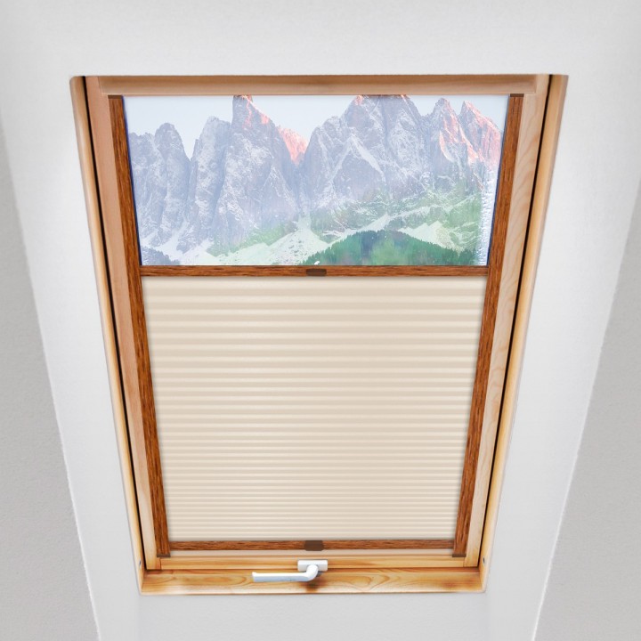 Plisa dachowa Basic Premium Przyciemniająca Kremowa 105