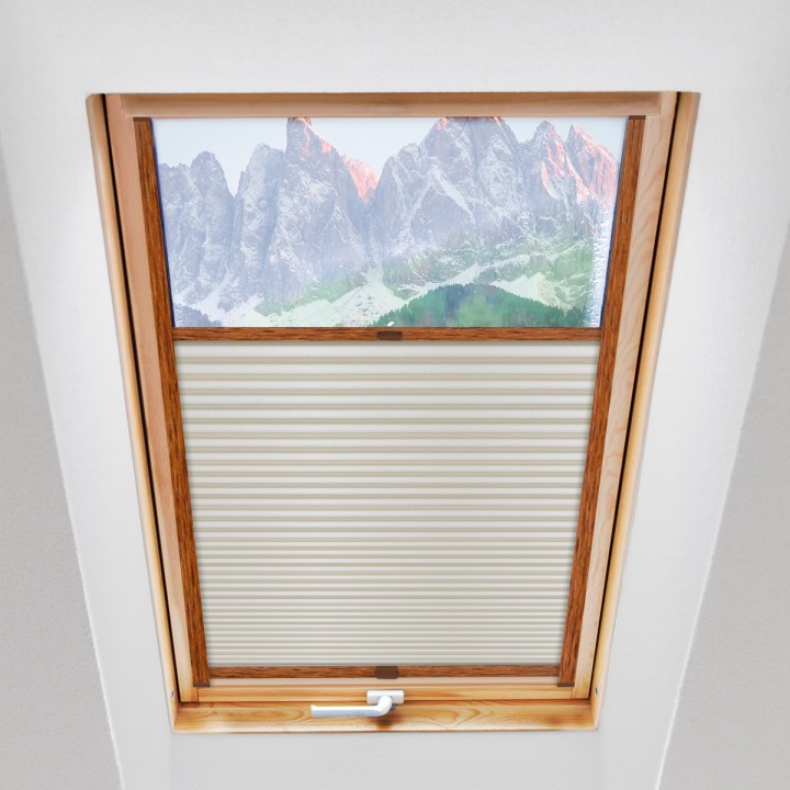 Plisa dachowa Basic Premium Przyciemniająca Jasna Szara 111