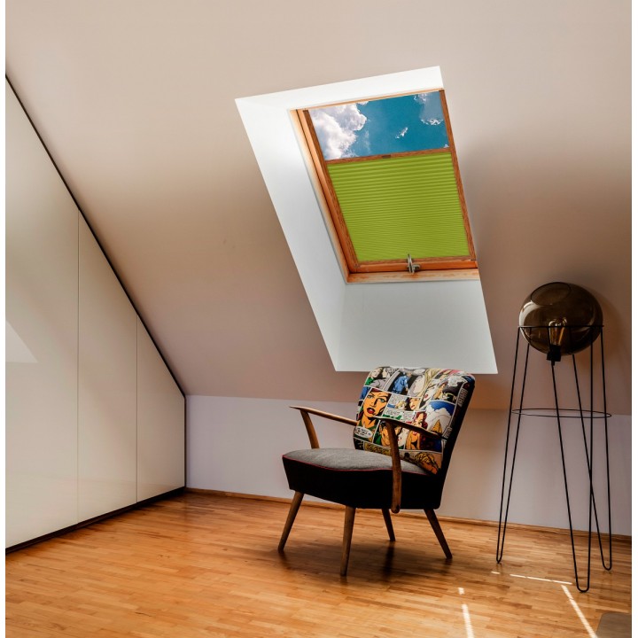 Plisa dachowa Basic Premium Przyciemniająca Zielona Intensywny 121