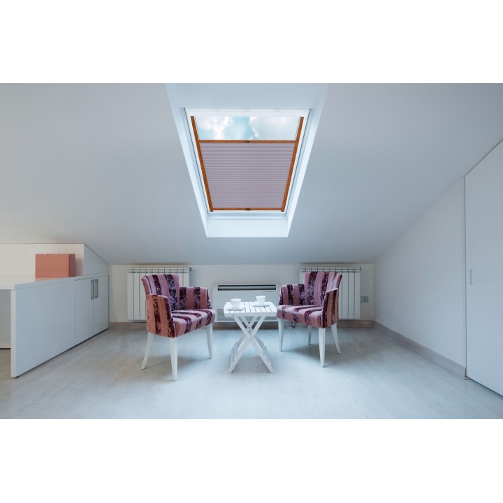 Plisa dachowa Basic Premium Przyciemniająca Lawendowa 118