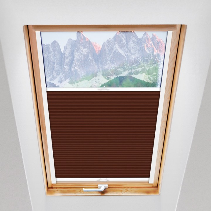 Plisa dachowa Termo premium Przyciemniająca Brązowa 209