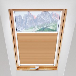 Plisa dachowa Termo premium Przyciemniająca Ciemnobeżowa 206