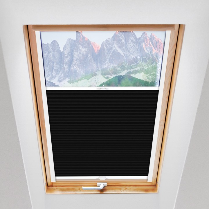 Plisa dachowa Termo premium Przyciemniająca Czarna 213