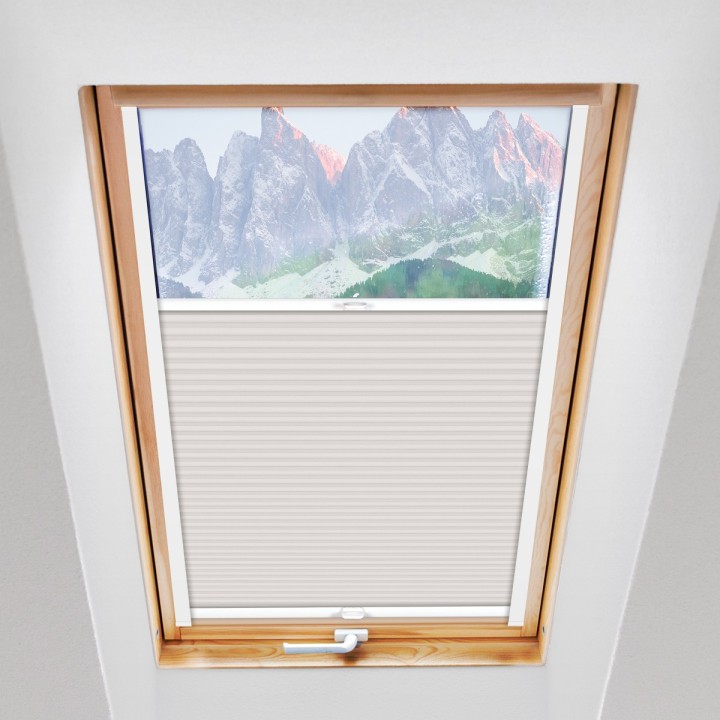 Plisa dachowa Termo premium Przyciemniająca Jasnokremowa 200