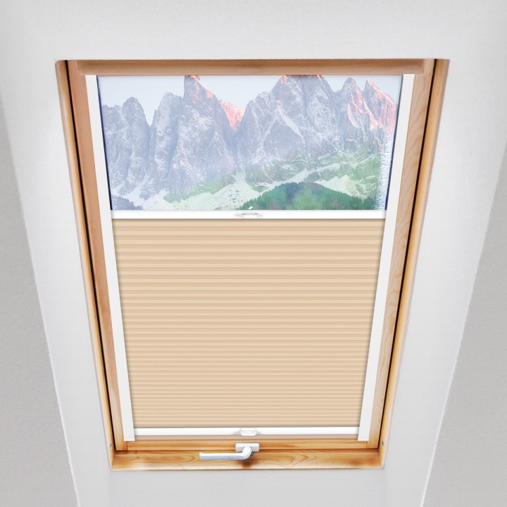 Plisa dachowa Termo premium Przyciemniająca Jasnobeżowa 205