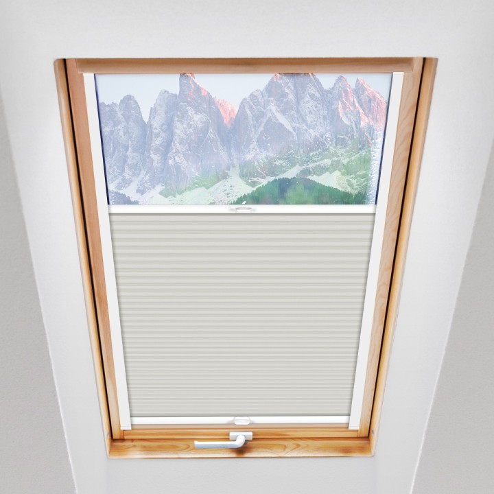 Plisa dachowa Termo premium Przyciemniająca Popielata 202