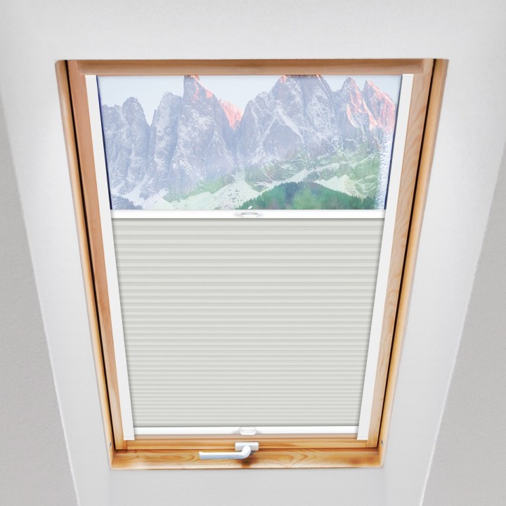 Plisa dachowa Termo premium Przyciemniająca Jasnoszara 211