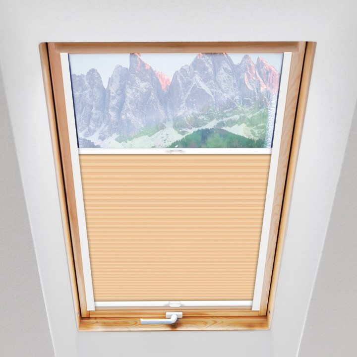 Plisa dachowa Termo premium Przyciemniająca Żółta 207