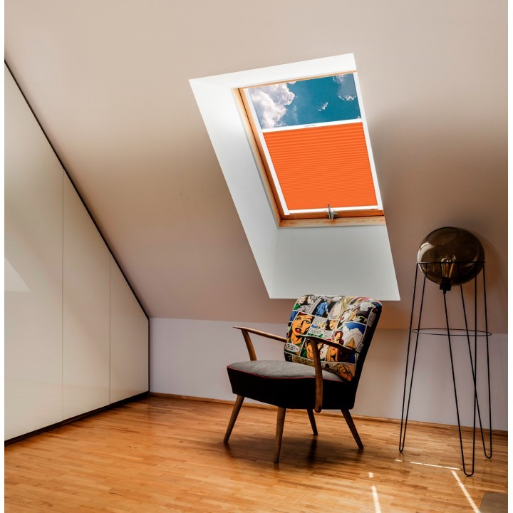 Plisa dachowa Termo premium Przyciemniająca Pomarańczowa 208