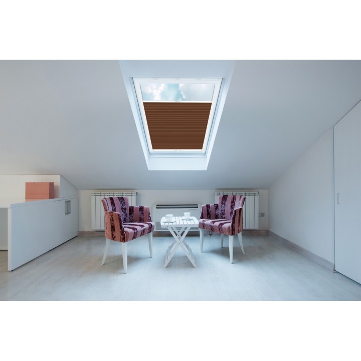 Plisa dachowa Termo premium Przyciemniająca Jasnobrązowa 214