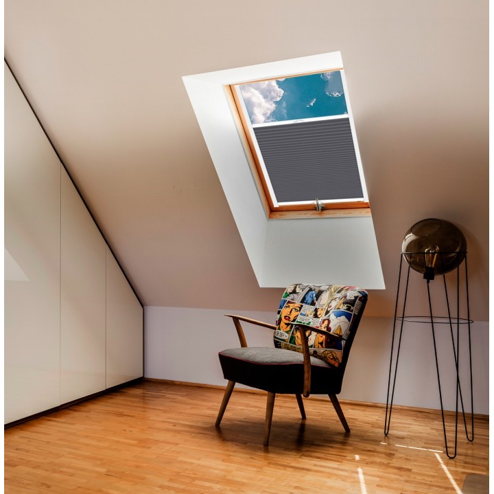 Plisa dachowa Termo premium Przyciemniająca Popielata 202