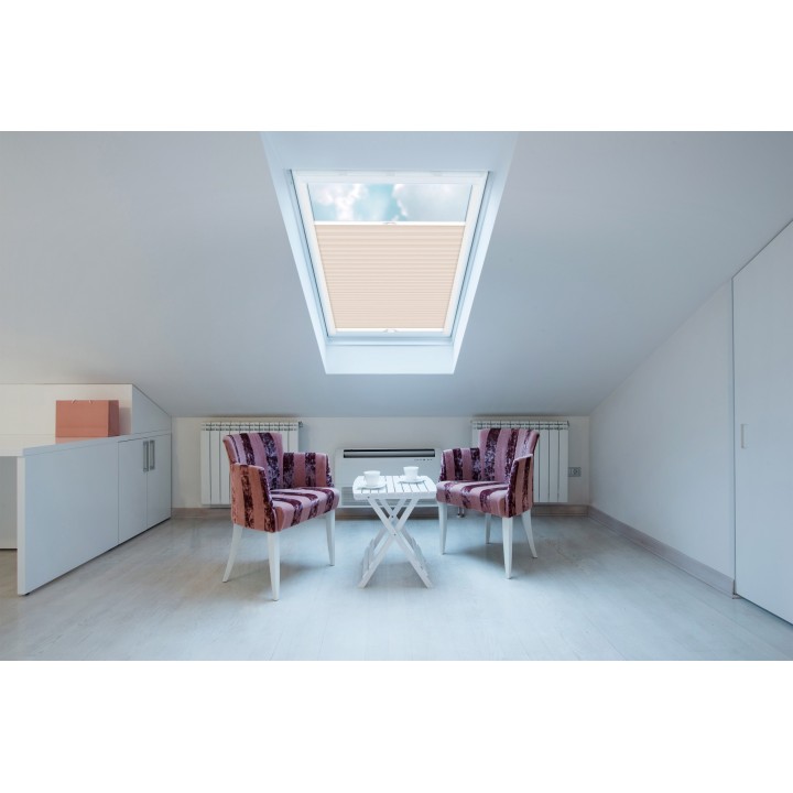 Plisa dachowa Termo premium Przyciemniająca Kremowa 201