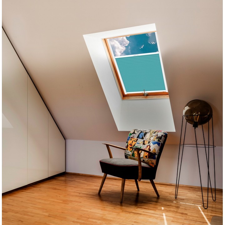 Plisa dachowa Termo premium Przyciemniająca Turkusowa 215