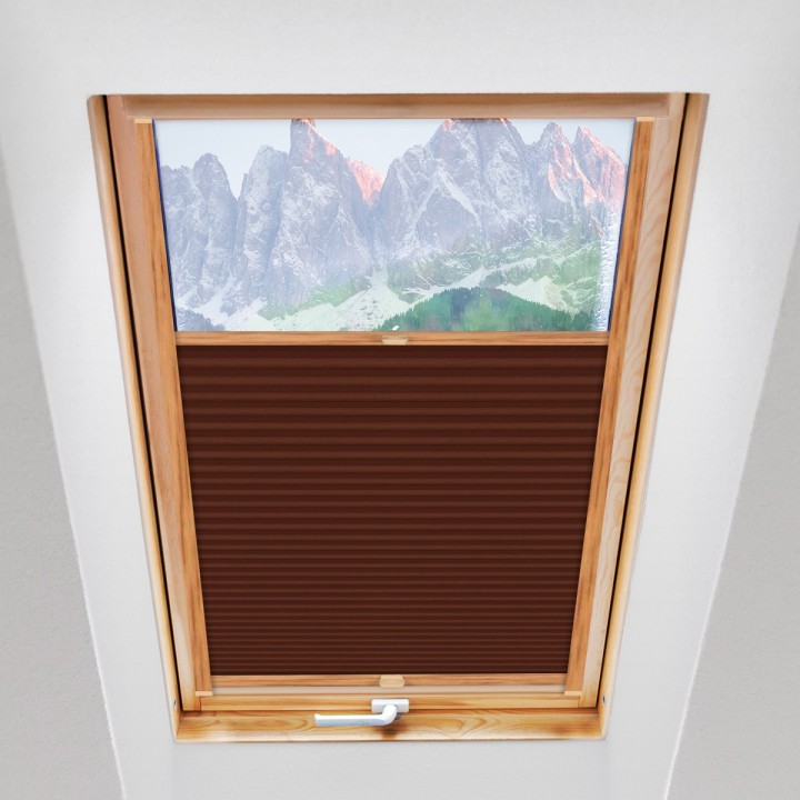 Plisa dachowa Termo premium Przyciemniająca Brązowa 209