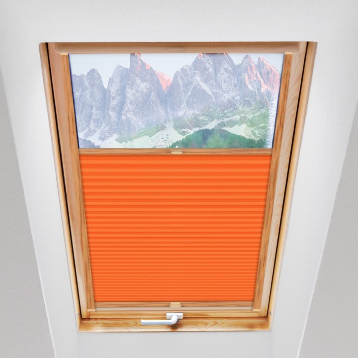 Plisa dachowa Termo premium Przyciemniająca Pomarańczowa 208