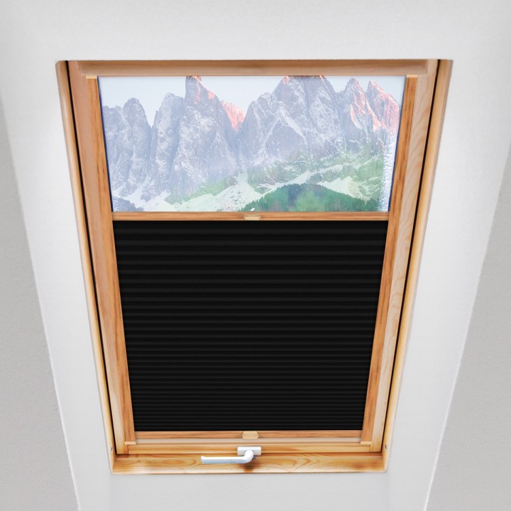 Plisa dachowa Termo premium Przyciemniająca Czarna 213