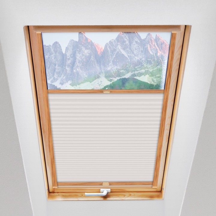 Plisa dachowa Termo premium Przyciemniająca Jasnokremowa 200