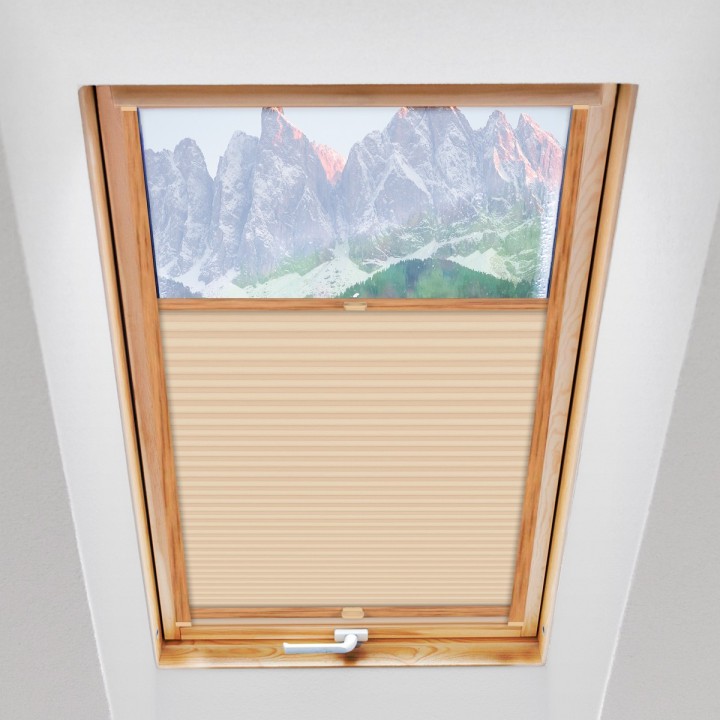 Plisa dachowa Termo premium Przyciemniająca Jasnobeżowa 205