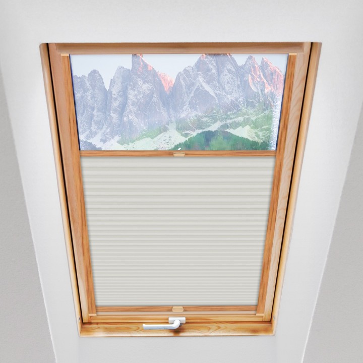 Plisa dachowa Termo premium Przyciemniająca Popielata 202