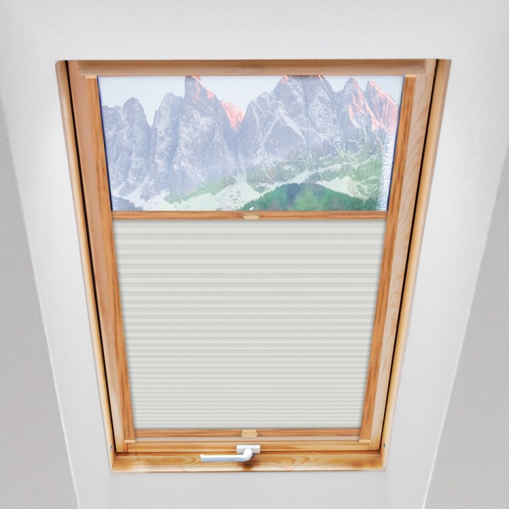 Plisa dachowa Termo premium Przyciemniająca Jasnoszara 211