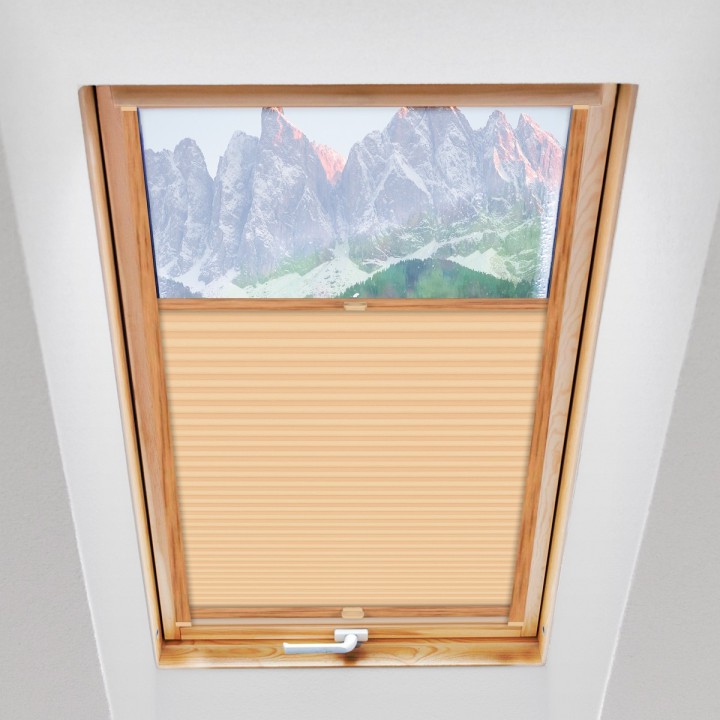 Plisa dachowa Termo premium Przyciemniająca Żółta 207