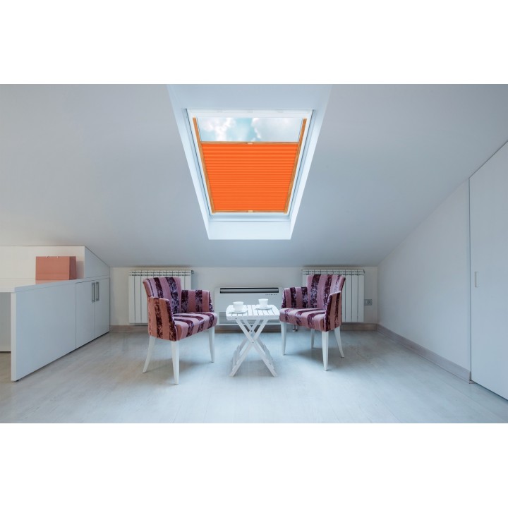 Plisa dachowa Termo premium Przyciemniająca Pomarańczowa 208