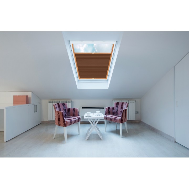 Plisa dachowa Termo premium Przyciemniająca Jasnobrązowa 214