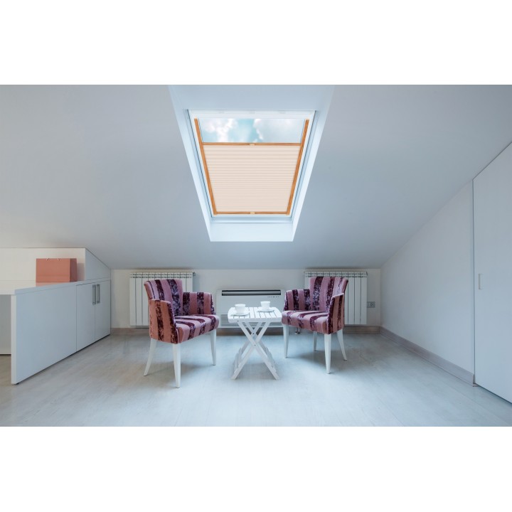 Plisa dachowa Termo premium Przyciemniająca Kremowa 201