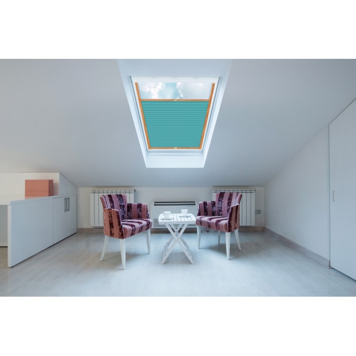 Plisa dachowa Termo premium Przyciemniająca Turkusowa 215