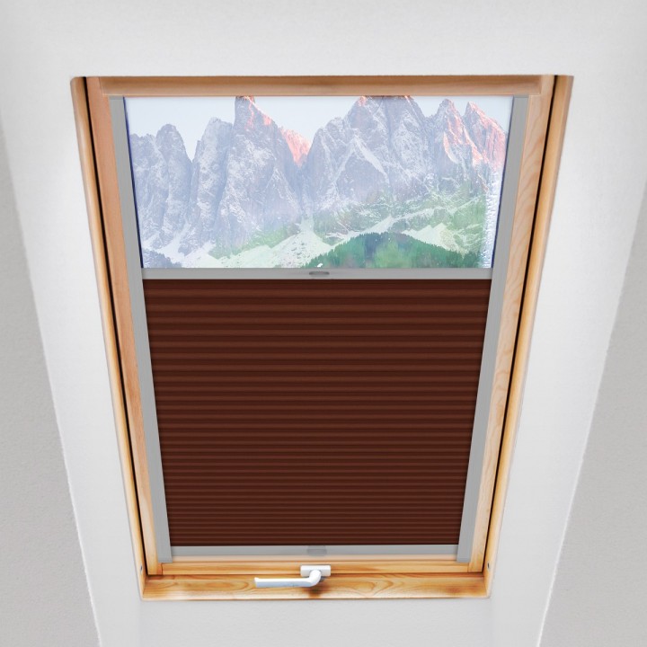 Plisa dachowa Termo premium Przyciemniająca Brązowa 209