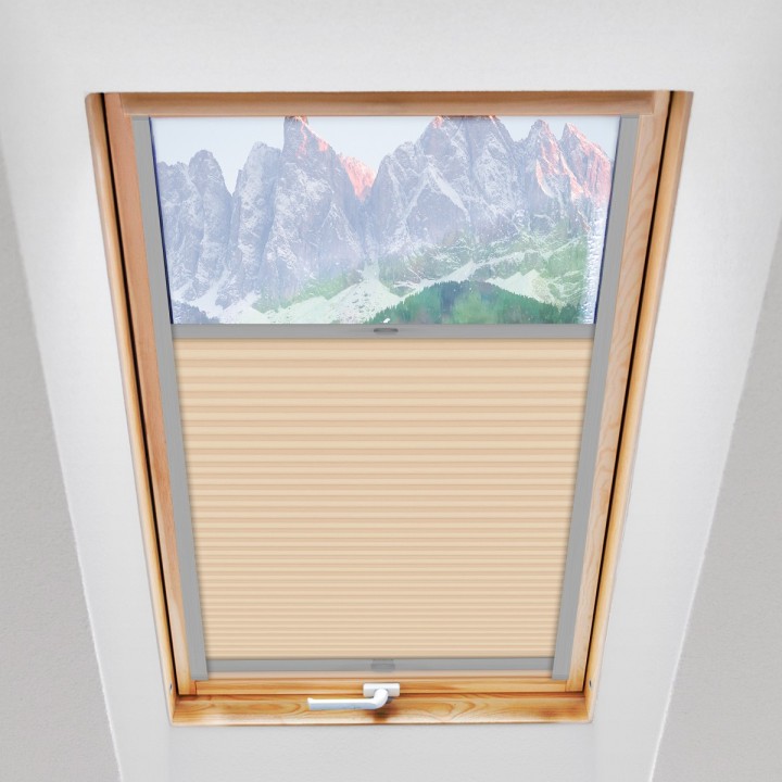 Plisa dachowa Termo premium Przyciemniająca Jasnobeżowa 205