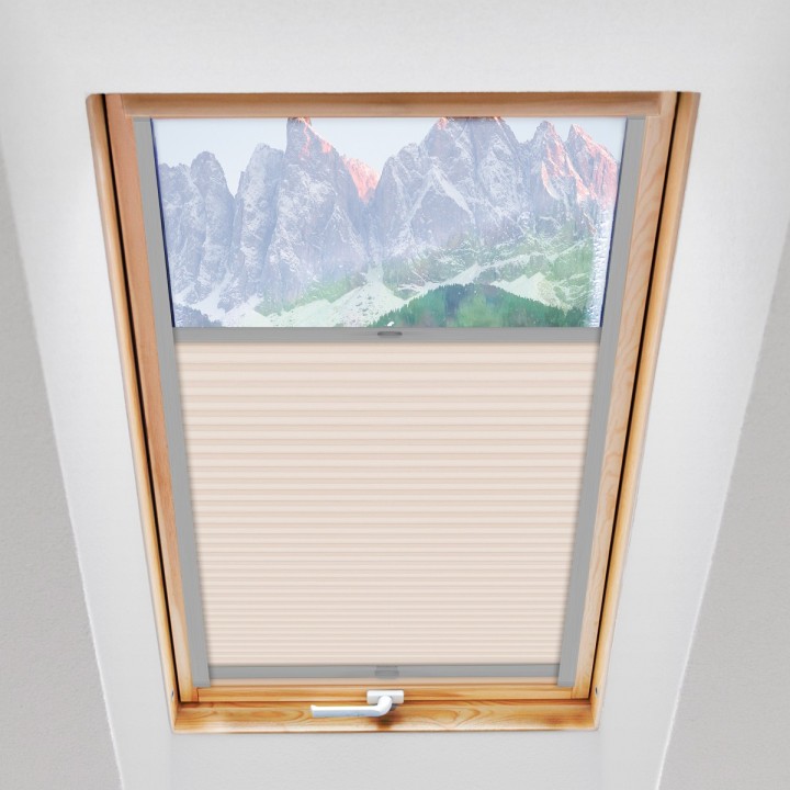 Plisa dachowa Termo premium Przyciemniająca Kremowa 201