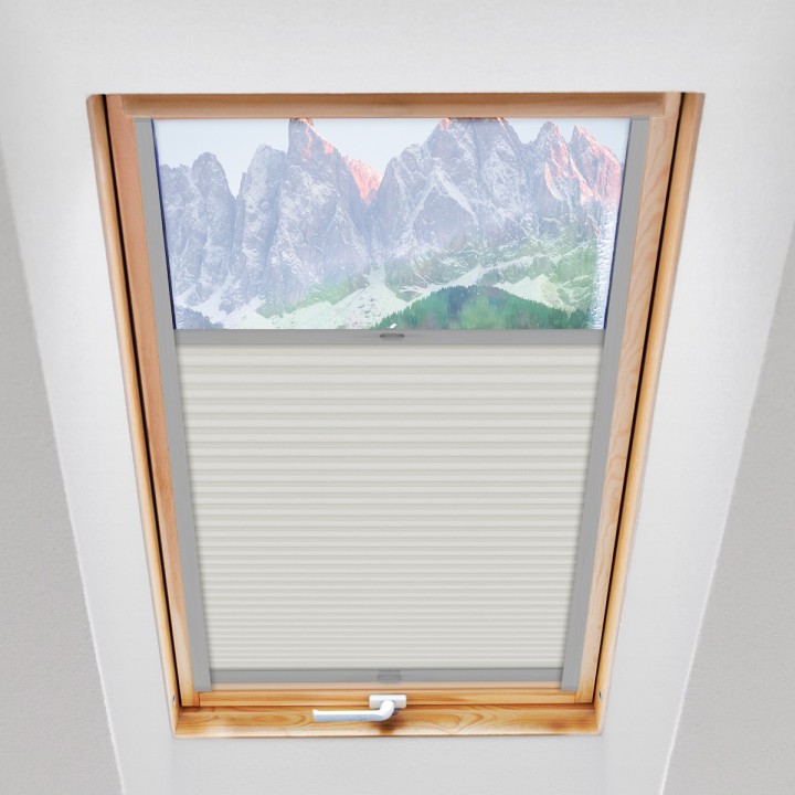 Plisa dachowa Termo premium Przyciemniająca Popielata 202